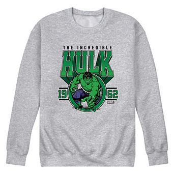 Men's Marvel Hulk The Incredible Hulk Collegiate Crew Fleece Sweatshirt