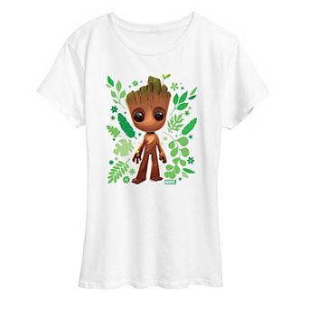 Women's Marvel Guardians Of The Galaxy Baby Groot Graphic Tee