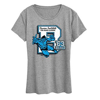 Women's Marvel X-Men Beast '63 Collegiate Graphic Tee