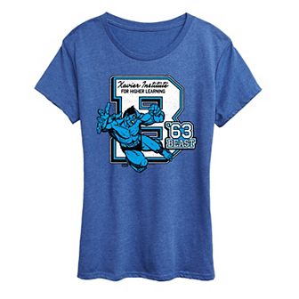 Women's Marvel X-Men Beast '63 Collegiate Graphic Tee