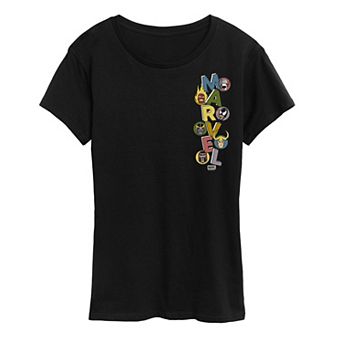 Women's Marvel Villains Stacked Graphic Tee
