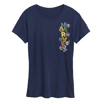 Women's Marvel Villains Stacked Graphic Tee