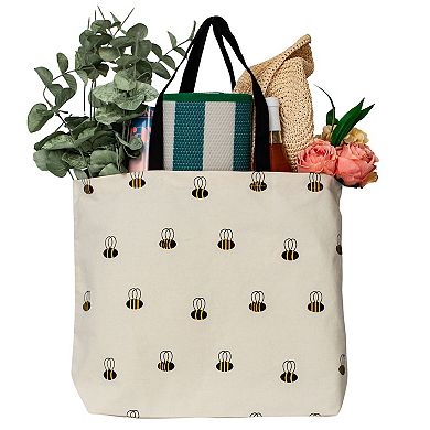 Bee Canvas Tote Bag