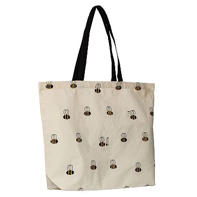 Bee Canvas Tote Bag