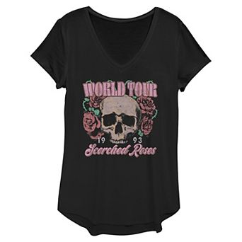 Women's World Tour 1993 Scorched Roses Graphic Tee