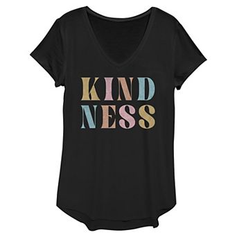 Women's Kindness Word Stack Graphic Tee