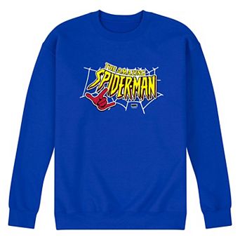 Men's Marvel Spider-Man The Amazing Spider-Man Logo Crew Fleece Sweatshirt