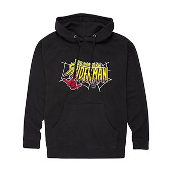 Men's Marvel Spider-Man The Amazing Spider-Man Logo Fleece Pullover Hoodie