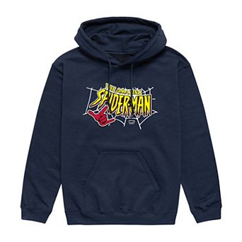 Men's Marvel Spider-Man The Amazing Spider-Man Logo Fleece Pullover Hoodie
