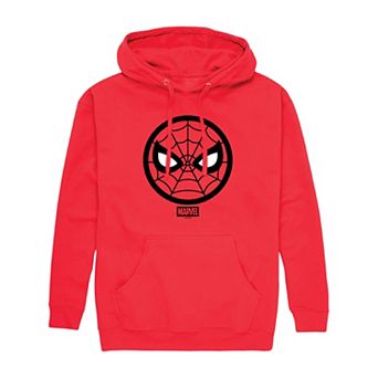 Men's Marvel Spider-Man Mask Fleece Pullover Hoodie