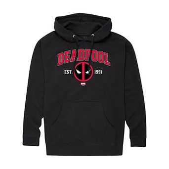 Men's Marvel Deadpool Collegiate Est. 1991 Fleece Pullover Hoodie