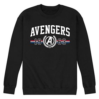 Men's Marvel The Avengers Collegiate Est. 1963 Crew Fleece Sweatshirt