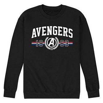 Men's Marvel The Avengers Collegiate Est. 1963 Crew Fleece Sweatshirt