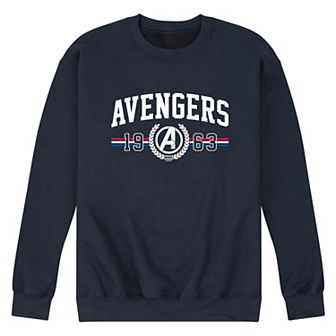 Men's Marvel The Avengers Collegiate Est. 1963 Crew Fleece Sweatshirt