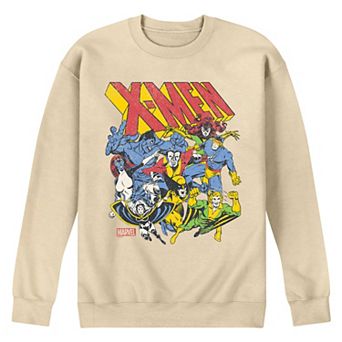 Men's Marvel X-Men Group Retro Crew Fleece Sweatshirt