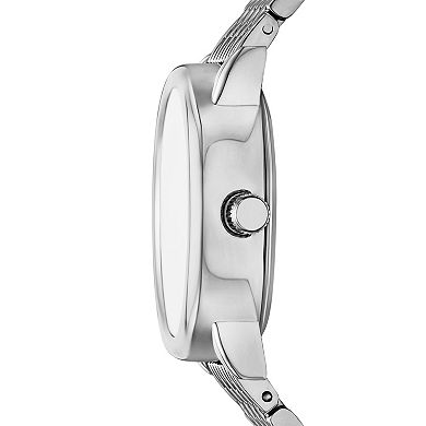 Folio Women's Silver Tone Oval Link Bracelet Watch - FMDKH554