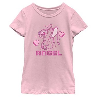 Disney's Lilo & Stitch Angel In Love Girls 7-16 Graphic Tee