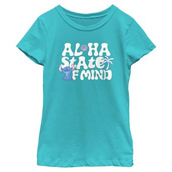 Disney's Lilo & Stitch Aloha State Of Mind Girls 7-16 Graphic Tee