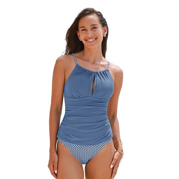 Chess Queen Gingham Tankini Set main image 1