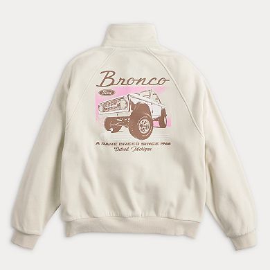 Juniors' Ford Bronco Quarter-Snap Fleece Pullover