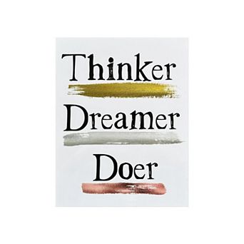 Thinker Dreamer Doer Wall Art