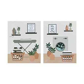 Laundry Room Wall Art Set