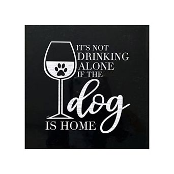 Wine Humor Dog Wall Art