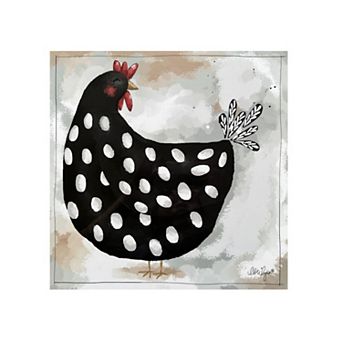 The Good Chicks Polka Dot Chicken Wall Art