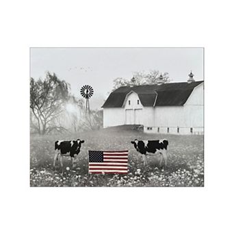 Patriotic Cows Wall Art