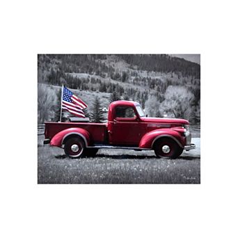 American Made Vintage Truck Wall Art