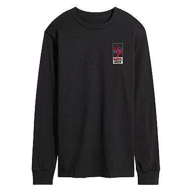 Men's Marvel Spider-Man Comics Group Panels Long Sleeve Graphic Tee