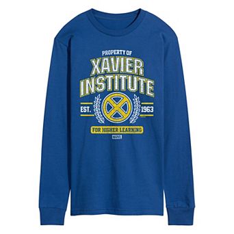 Men's Marvel X-Men Property Of Xavier Institute Long Sleeve Graphic Tee