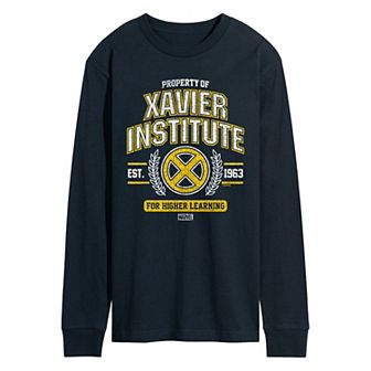 Men's Marvel X-Men Property Of Xavier Institute Long Sleeve Graphic Tee