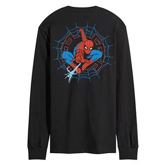 Men's Marvel Your Friendly Neighborhood Spider-Man Classic Long Sleeve Graphic Tee