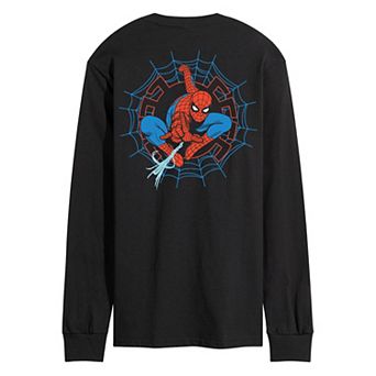 Men's Marvel Your Friendly Neighborhood Spider-Man Classic Long Sleeve Graphic Tee