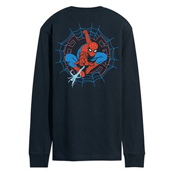 Men's Marvel Your Friendly Neighborhood Spider-Man Classic Long Sleeve Graphic Tee