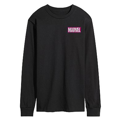 Men's Marvel X-Men Gambit Portrait Long Sleeve Graphic Tee