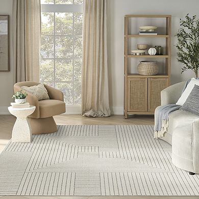 Nourison Washable Geometric Indoor Rug