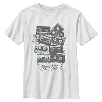 Boys 6-20 Coca-Cola Cassettes Graphic Tee