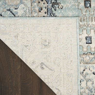 Nourison Washable Medallion Indoor Area Rug