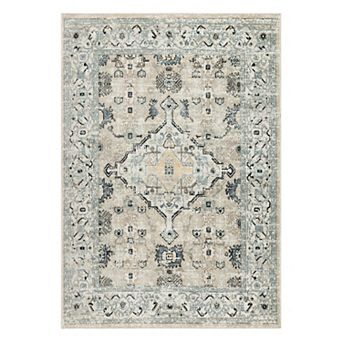 Nourison Washable Medallion Indoor Area Rug