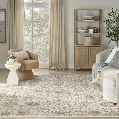 Nourison Traditional Washable Indoor Area Rug