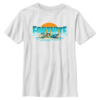 Boys 8-20 Fortnite Shark Island Logo Graphic Tee