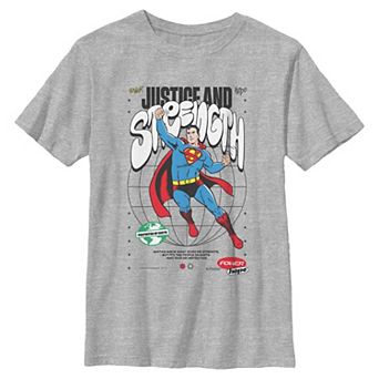 Boys 8-20 DC Comics Superman Justice And Strength Graphic Tee
