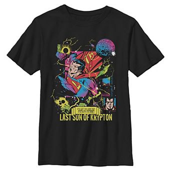 Boys 8-20 DC Comics Superman Last Son Of Krypton Graphic Tee