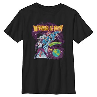 Boys 8-20 DC Comics Superman Defender Of The Earth Graphic Tee