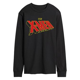 Men's Marvel X-Men Logo Long Sleeve Graphic Tee
