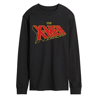Men's Marvel X-Men Logo Long Sleeve Graphic Tee