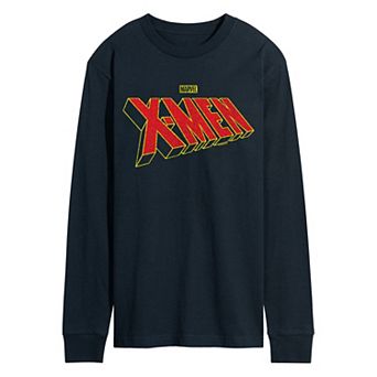 Men's Marvel X-Men Logo Long Sleeve Graphic Tee