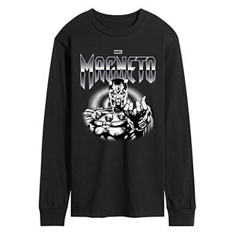 Men's Marvel X-Men Magneto Chrome Long Sleeve Graphic Tee
